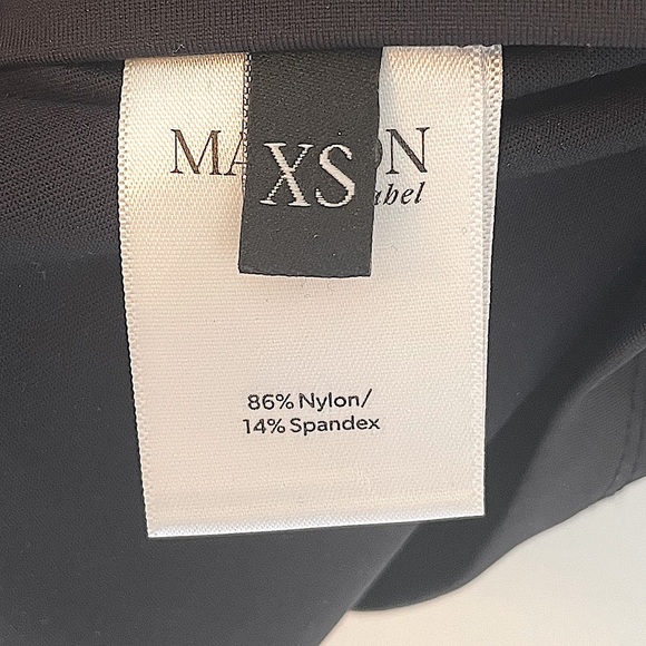 Mayson the Label tissue jersey mock neck in black - Picture 9 of 9